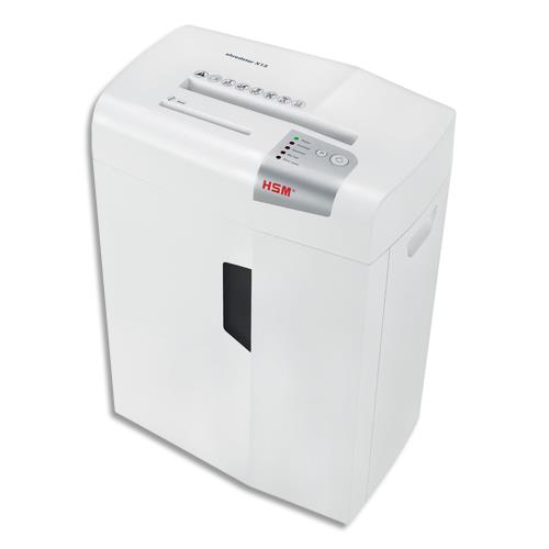 HSM Destructeur de documents HSM shredstar X13 - 4 x 37 mm (dont eco-taxe de 0,42 €)