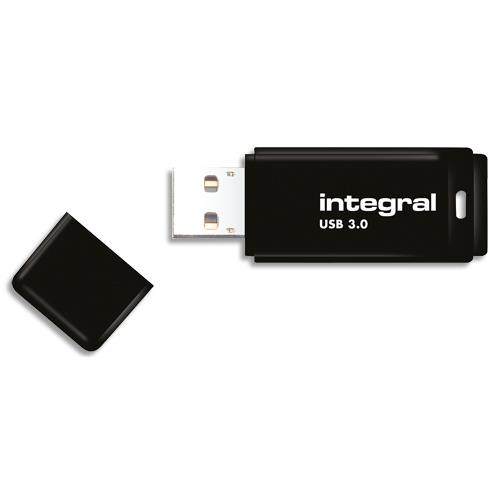 INTEGRAL Clé USB 3.0 BLACK 16Go INFD16GBBLK3.0 (dont eco-taxe de 0,01 €) (dont taxe copie privée de 1,50 €)