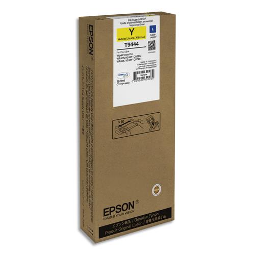 EPSON Cartouche Jet d'Encre Yellow L WF-C52xx / WF-C57xx Series (T9444) - C13T944440 (dont eco-taxe de 0,02 €)