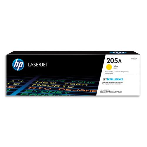 HP 205A CF532A Toner Jaune Authentique pour HP Color LaserJet Pro M180 / M181 (dont eco-taxe de 0,20 €)