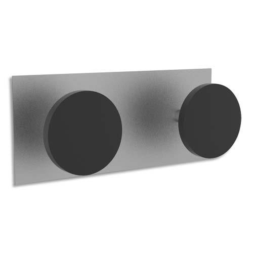 ALBA Double patères magnétiques pour fixation sur surfaces métalliques grace à son aimant extra-puissant