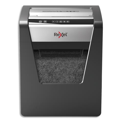 REXEL Destructeur de documents Momentum X415 P-4, coupe croisée, 4x40mm, 15 feuilles, 23 litres 2104576EU (dont eco-taxe de 1,75 €)
