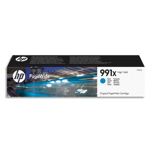 HP Cartouche Jet d'encre Cyan haute capacité 991X M0J90AE (dont eco-taxe de 0,04 €)