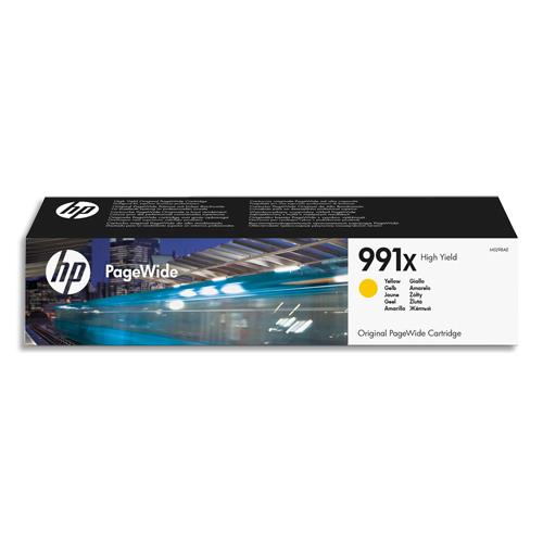 HP Cartouche Jet d'encre Jaune haute capacité 991X M0J98AE (dont eco-taxe de 0,04 €)