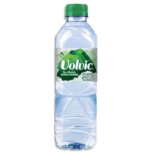 VOLVIC Bouteille plastique d'eau nature 50 cl minérale plate