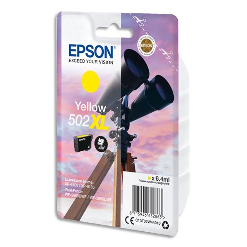 EPSON Cartouche Jet d'Encre Yellow XL ''Jumelles'' 502 (T02W4) - C13T02W44010 (dont eco-taxe de 0,01 €)