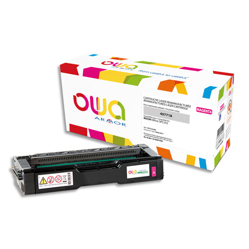 OWA Cartouche compatible Laser Magenta RICOH 407718 K16087OW