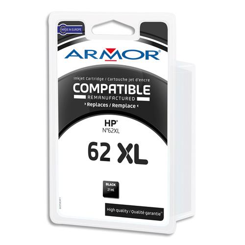 ARMOR Cartouche compatible Jet d'encre Noir HP 62XL B20583R1