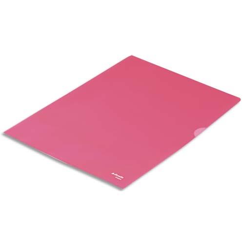 ESSELTE Boîte de 100 pochettes-coin Copy Safe Rouge en polypropylène 11/100e