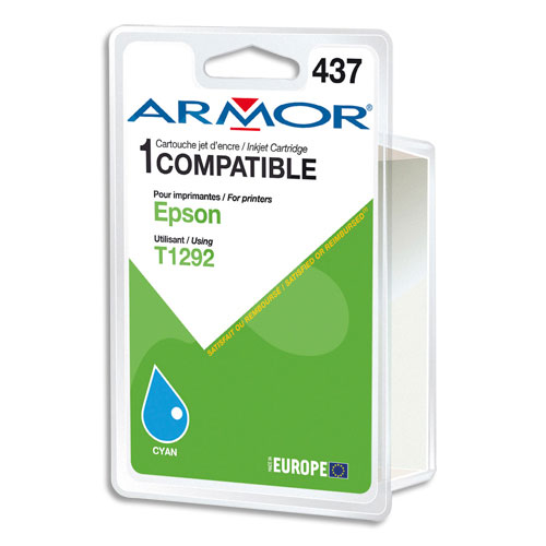 ARMOR Cartouche compatible Jet d'encre Cyan EPSON T1292 B12593R1