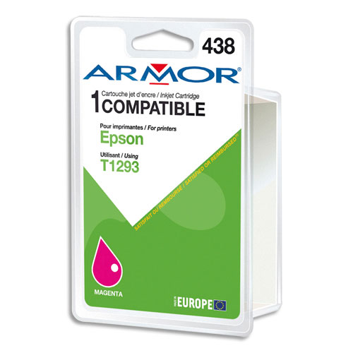 ARMOR Cartouche compatible Jet d'encre Magenta EPSON T1293 B12594R1