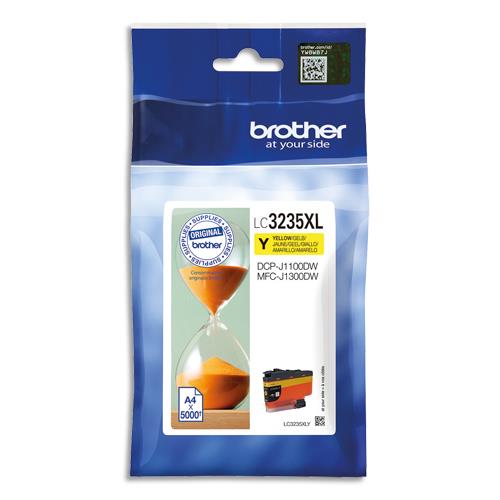 BROTHER Cartouche Jet d'encre très haute capacité LC3235XLY (dont eco-taxe de 0,02 €)