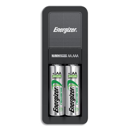 ENERGIZER Mini Chargeur + 2 piles AAA 700 mAh (dont eco-taxe de 0,02 €)