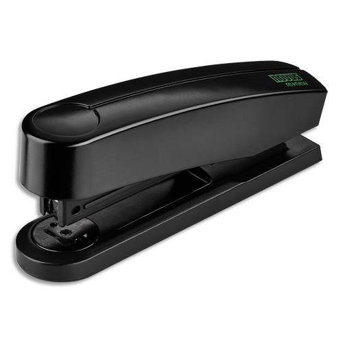 NOVUS Agrafeuse durable B2 RE+NEW. Capacité 25 feuilles. Pour agrafes 24/6-26/6. Plastique recyclé. Noir