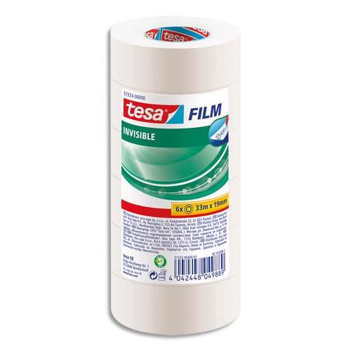 TESA Tour de 6 Tesafilm® Invisible 33 m x 19 mm