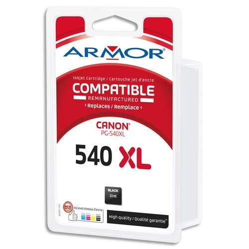 ARMOR Cartouche compatible Jet d'encre Noir Canon PG-540XL B20611R1 (dont eco-taxe de 0,02 €)
