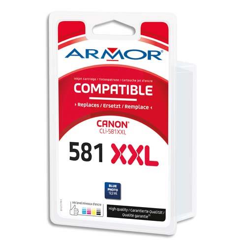 ARMOR Cartouche compatible CANON CLI-581XXL pblue B12717R1 (dont eco-taxe de 0,02 €)