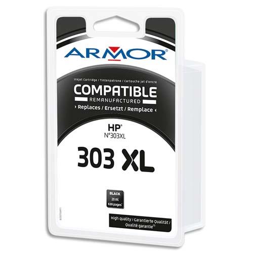 ARMOR Cartouche compatible Jet d'encre HP 303XL Noir B20756R1 (dont eco-taxe de 0,02 €)