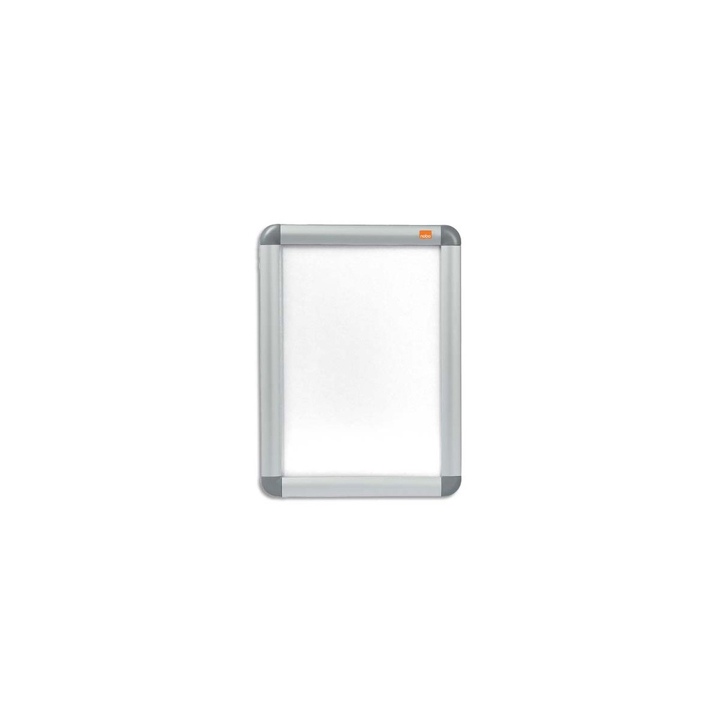 NOBO Vitrine porte-affiche clipsable, aluminium, anti-reflet en PVC, format A4 (dont eco-taxe mobilier de 0,06 €)