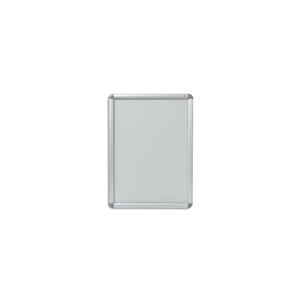 NOBO Vitrine porte-affiche clipsable, aluminium, anti-reflet en PVC, 70 x 50 cm (dont eco-taxe mobilier de 0,29 €)