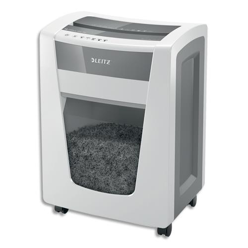 LEITZ Destructeur de documents IQ Office Pro P-4, coupe croisée, 4x40mm, 20 feuilles, 30 litres, 80060000 (dont eco-taxe de 2,50 €)