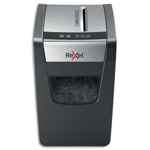 REXEL Destructeur de documents Momentum X410-SL P-4 coupe croisée 4x28mm 10 feuilles 23 litres 2104573EU (dont eco-taxe de 1,00 €)