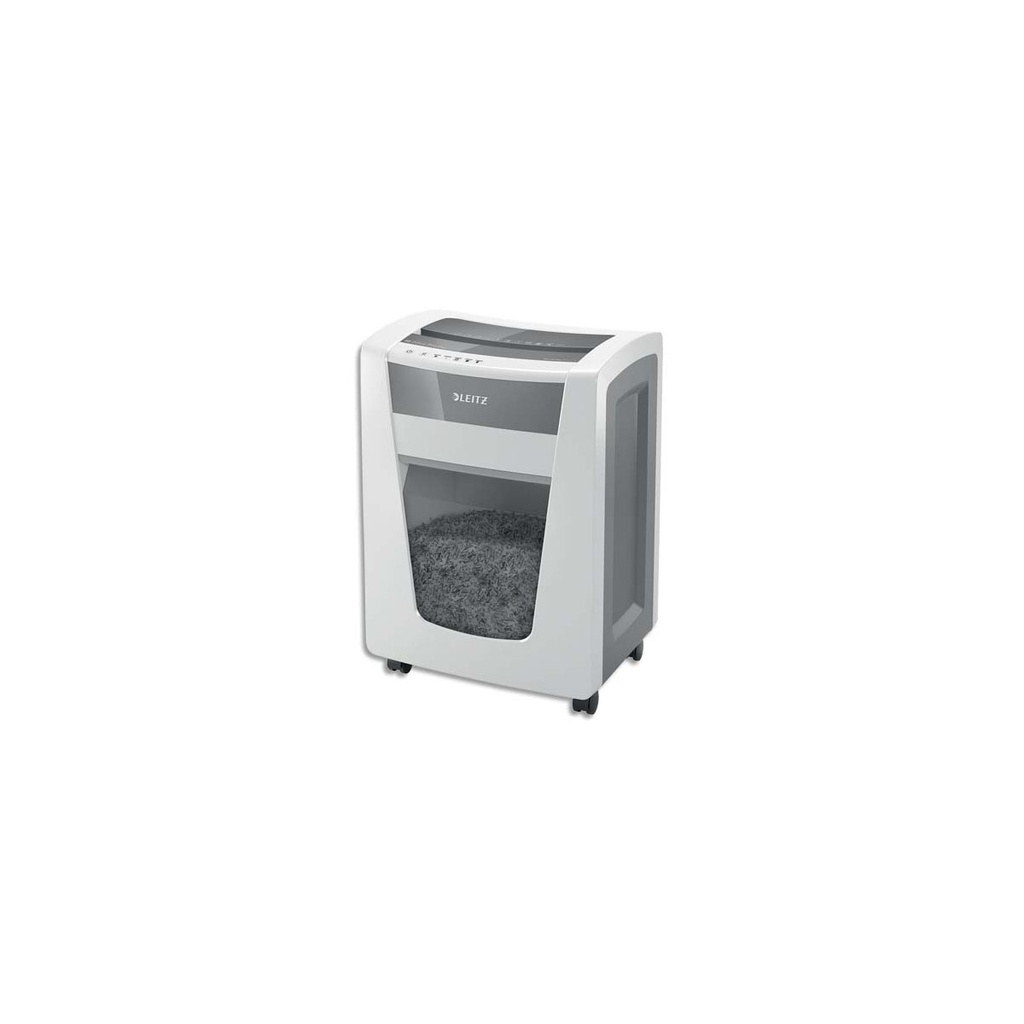 LEITZ Destructeur de documents IQ Office Pro P-6+ coupe super micro 2x5mm 5 feuilles 30 litres 80100000 (dont eco-taxe de 5,00 €)