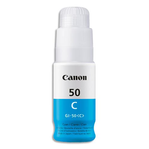 CANON Bouteille d'encre cyan GI-50 C 3403C001 (dont eco-taxe de 0,02 €)