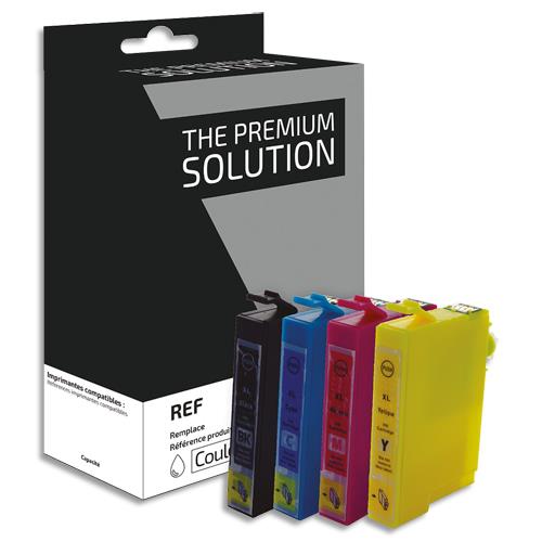 PSN Cartouche compatible jet d'encre noir cyan magenta jaune Epson T2996 - Fraise, B8E2996B/CLXL (dont eco-taxe de 0,10 €)