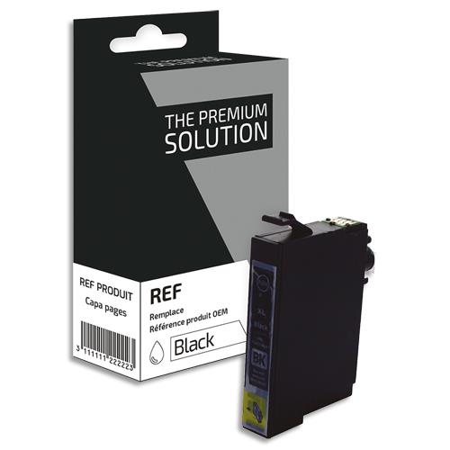 PSN Cartouche compatible jet d'encre noir Epson T1281 - Renard, C8E1281 (dont eco-taxe de 0,02 €)