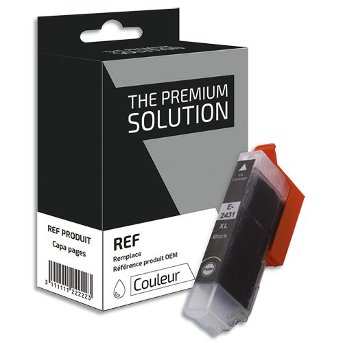 PSN Cartouche compatible jet d'encre noir Epson T2431 - Éléphant, C8E2431 (dont eco-taxe de 0,02 €)