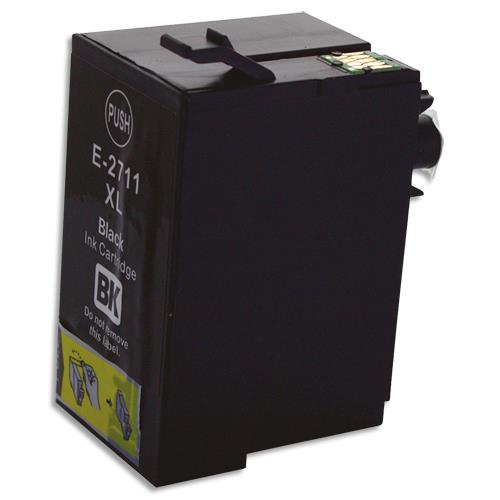 PSN Cartouche compatible jet d'encre noir Epson T2711 - Réveil, C8E2711 (dont eco-taxe de 0,02 €)