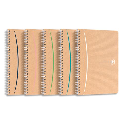 OXFORD Cahier Carte Reliure Intégrale OXFORD TOUAREG 14,8 x 21 cm 100 pages 90g Recyclé Q5/5