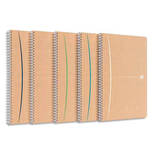 OXFORD Cahier Carte Reliure Intégrale OXFORD TOUAREG 21 x 29,7 cm 100 pages 90g Recyclé Q5/5