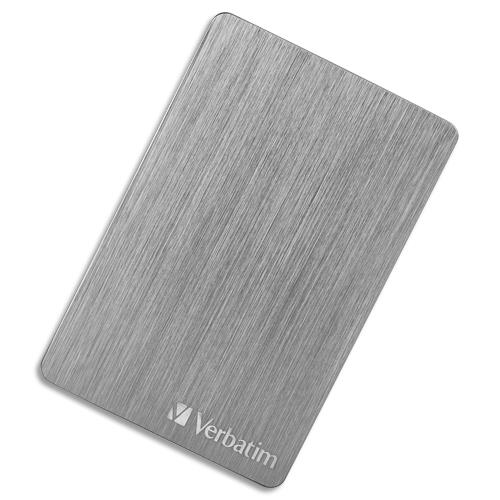 VERBATIM Disque dur 2,5'' USB 3.2 Alu Slim 2To Gris Anthracite 53665 (dont eco-taxe de 0,05 €) (dont taxe copie privée de 6,00 €)