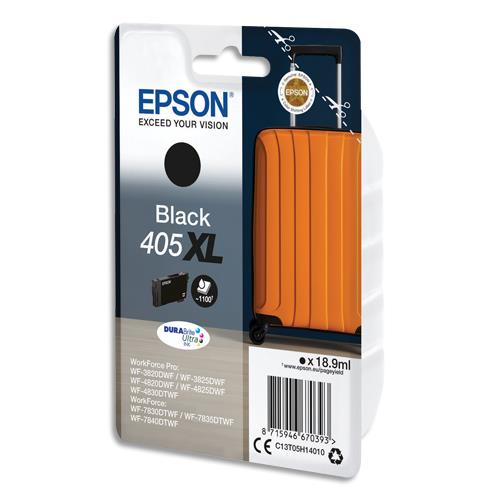 EPSON Cartouche Jet d'Encre DURABrite Ultra Noir XL ''Valise'' 405 (T05H1) - C13T05H14010 (dont eco-taxe de 0,02 €)