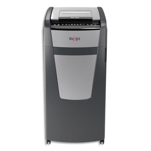 REXEL Destructeur de documents Optimum Auto+ 600X P-4 coupe croisée 4x36mm 600 feuilles 110 L 2020600XEU (dont eco-taxe de 5,00 €)