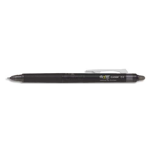 PILOT FriXion Point CLICKER 05 - Roller encre gel - Noir - Pointe Fine