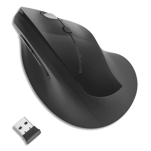 KENSINGTON Souris verticale sans fil Pro Fit Ergo, noire, K75501EU (dont eco-taxe de 0,02 €)