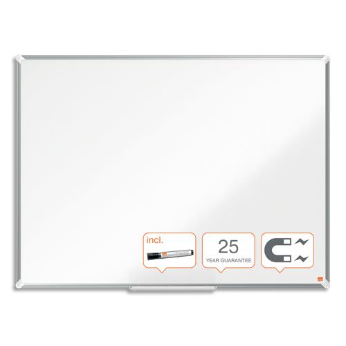 NOBO Tableau blanc émaillé Premium Plus, 1200 x 900 mm (dont eco-taxe mobilier de 0,88 €)