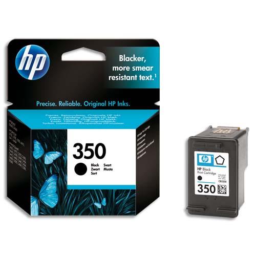 HP Cartouche Jet d'encre Noir 350 CB335EE 20743 (dont eco-taxe de 0,02 €)