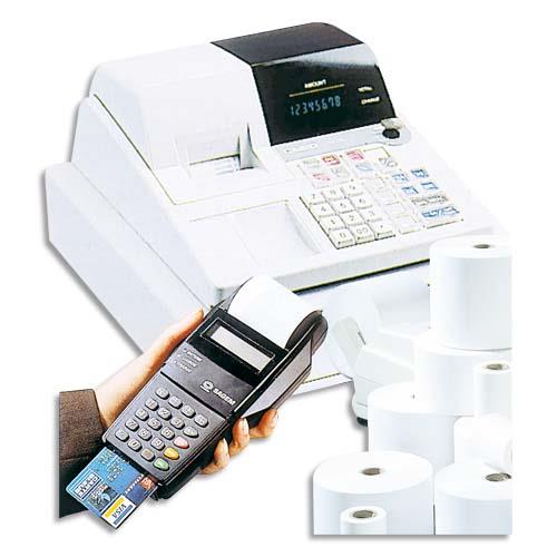 [477781] EXACOMPTA Bobine carte bancaire 57x40x12mm, 18 mètres, papier thermique 1 pli sans Bisphénol A 55g FSC