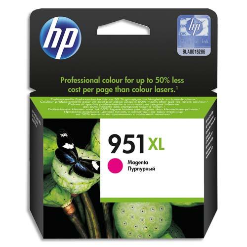 [535678] HP 951XL Cartouche d'Encre Magenta grande capacité Authentique (CN047AE) (dont eco-taxe de 0,02 €)