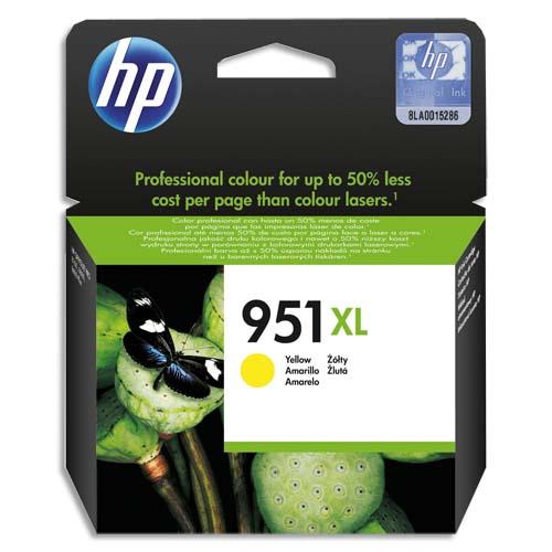 [535686] HP 951XL Cartouche d'Encre Jaune grande capacité Authentique(CN048AE) (dont eco-taxe de 0,02 €)