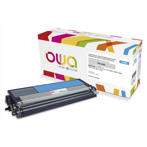 [604844] OWA Cartouche Laser compatible BROTHER TN-320C K15455OW