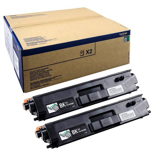 [705118] BROTHER cartouche Laser Noire twin pack TN900BKTWIN (dont eco-taxe de 0,10 €)