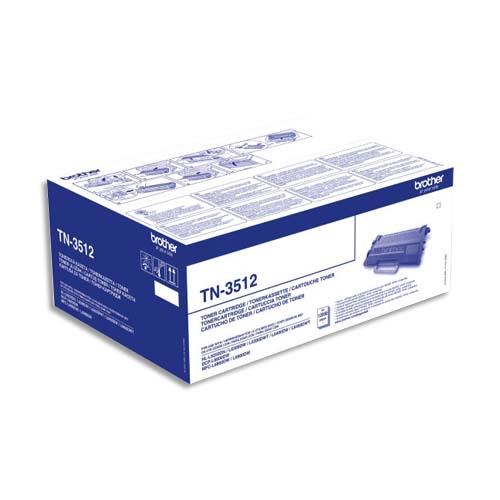[705364] BROTHER Cartouche Laser Noir très haute capacité TN3512 (dont eco-taxe de 0,20 €)