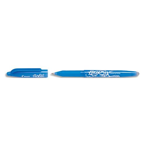 [436348] PILOT Roller effaçable à encre thermosensible FriXion Ball 07mm. Rechargeable. Encre Bleue ciel