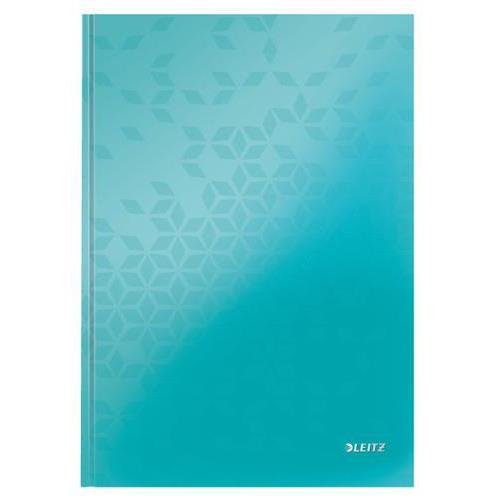 [450147] LEITZ Cahier WOW 21x29,7cm, 160 pages lignées. Couverture rigide. Coloris Menthe