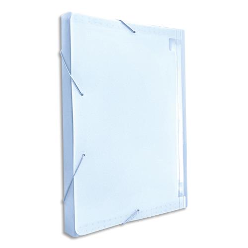 [032114] Trieur en plastique 13 compartiments, pochettes pour cartes de visite, coloris transparent